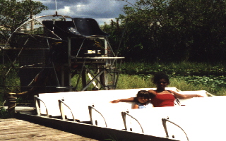 in einem Air Boat